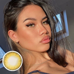 Lentes de contacto de color marrón avellana Pro