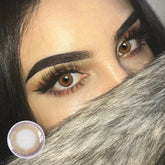 Lentes de contacto de color rosa Adriene