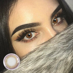 Lentes de contacto de color rosa Adriene
