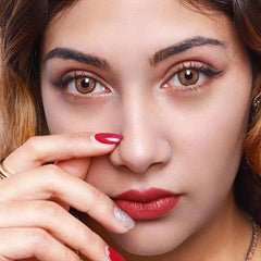 Lentes de contacto de color marrón Cocktail Tequila Sunrise