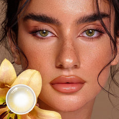 Lentillas de contacto de color amarillo Cirilla