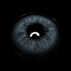 Lentes de contacto de color azul celeste con prescripción médica