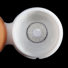 Lentes de contacto euroamericanas de color gris ceniza