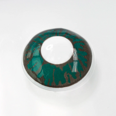 Lentes de contacto de color verde Aqua Panther para cosplay