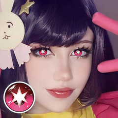 Lentes de contacto de color rojo Rubii para cosplay Oshi No Ko Hoshino