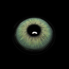 Lentes de contacto de color verde claro con prescripción médica Perla