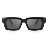 Eulalia Rectangle Black Sunglasses