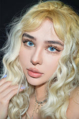 Love Story Martini Blue Colored Contact Lenses