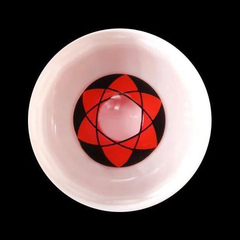 Lentes de contacto de color rojo Sharingan para cosplay