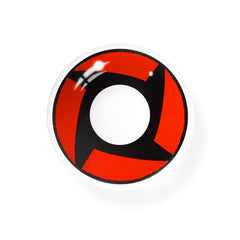 Lentes de contacto de color rojo con prescripción de Naruto Uchiha Shisui Shalingan para cosplay