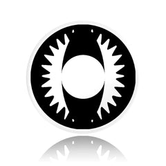 Lentes de contacto de color blanco para cosplay de ojos de gato salvaje