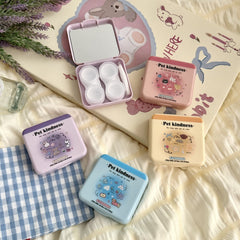 Estuche para lentes de contacto de colores Pet Kindness