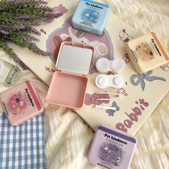 Estuche para lentes de contacto de colores Pet Kindness