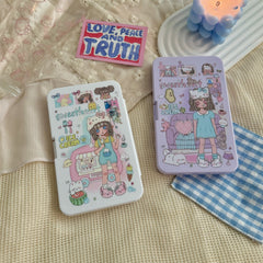 Estuche para lentes de contacto de colores SweetHeart Girl