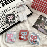 Estuche para lentes de contacto de colores Super Bow