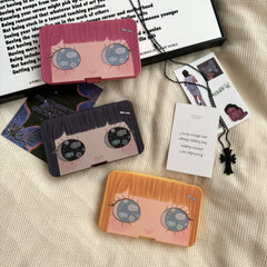 Big Eye Girl Colored Contact Lens Case