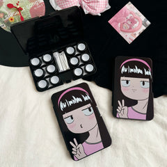 Estuche para lentes de contacto de color Sassy Girl