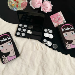 Estuche para lentes de contacto de color Sassy Girl