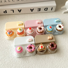 Estuche para lentes de contacto de estilo pastel encantador