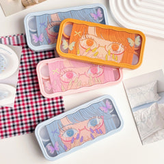 Estuche para lentes de contacto de color Manga Butterfly Eyes