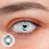 Lentes de contacto de color gris de Rui Demon Slayer para cosplay