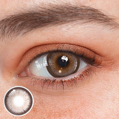 Lentes de contacto de color Laurel Pink Brown con prescripción médica