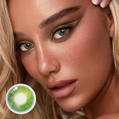 Lentes de contacto de color recetados lracema Green