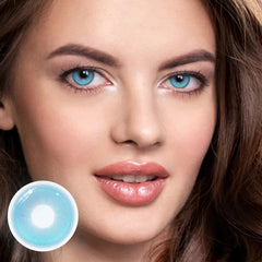 Lentes de contacto de color azul Cosplay Pudding