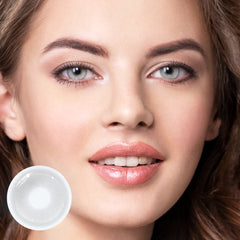 Lentes de contacto de color gris Cosplay Pudding