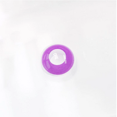 Lentes de contacto de color morado con bloque violeta grisáceo para cosplay