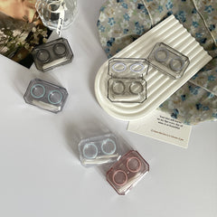 Estuche para lentes de contacto de colores Ins Mini Simple
