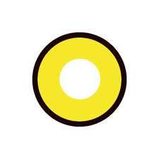 Lentes de contacto de color amarillo Manson para Halloween