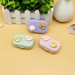 Estuche para lentes de contacto de colores DIY