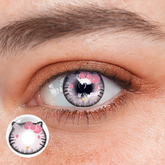 Lentes de contacto de color rosa de Sweet Kitty para cosplay