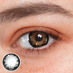 Lentes de contacto de color con prescripción para cosplay de Big Eye Girl, color negro