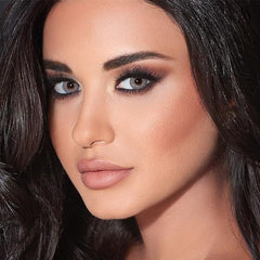 Lentes de contacto de color gris ámbar Elite