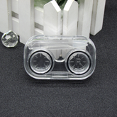 Estuche transparente para lentes de contacto de colores multicolor