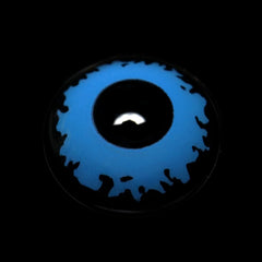 Lentes de contacto de color azul oscuro de Demonlord Mammon para cosplay