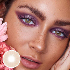 Lentes de contacto de color Hidrocor Ocre Brown Daily (10 unidades)