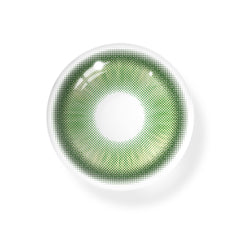 Lentes de contacto de color verde hada para cosplay