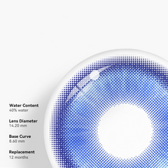 Lentes de contacto de color azul oscuro de Cosplay Fairy