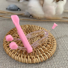 Pinzas de gel de sílice con ventosa y contacto de color. Herramienta auxiliar.