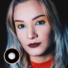 Lentes de contacto de color rojo Halloween Hell Raiser