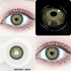Lentes de contacto de color con prescripción Amazonia Green