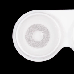 Lentes de contacto de color gris claro parpadeantes para Halloween