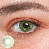Lentes de contacto de color Bellini Green con prescripción médica
