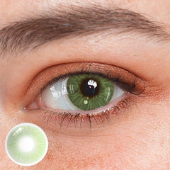 Lentes de contacto de color Bellini Green con prescripción médica