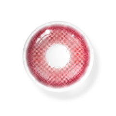 Lentes de contacto de color rojo de hada para cosplay
