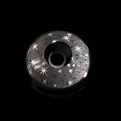 Lentes de contacto de color gris parpadeantes para Halloween