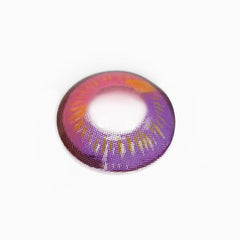 Lentes de contacto graduadas moradas de anime para cosplay